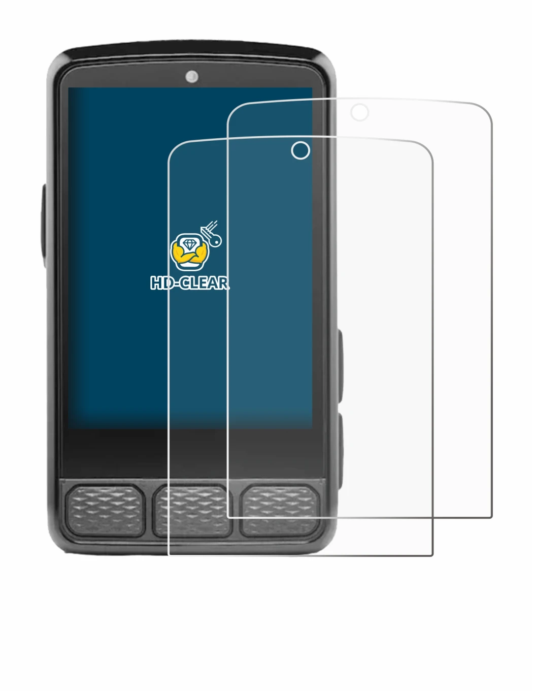 Immagine del dispositivo Wahoo Elemnt Roam V3 con un'ampia varietà di protezioni per lo schermo.