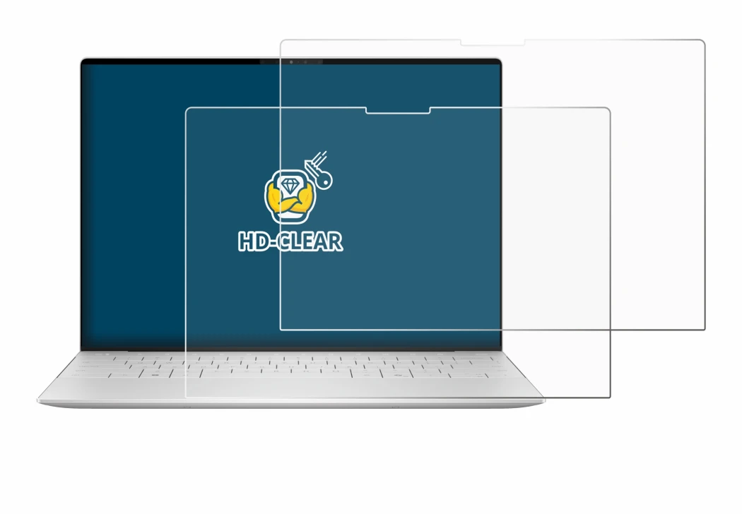 Immagine del dispositivo Dell XPS 13 9350 2024 con un'ampia varietà di protezioni per lo schermo.