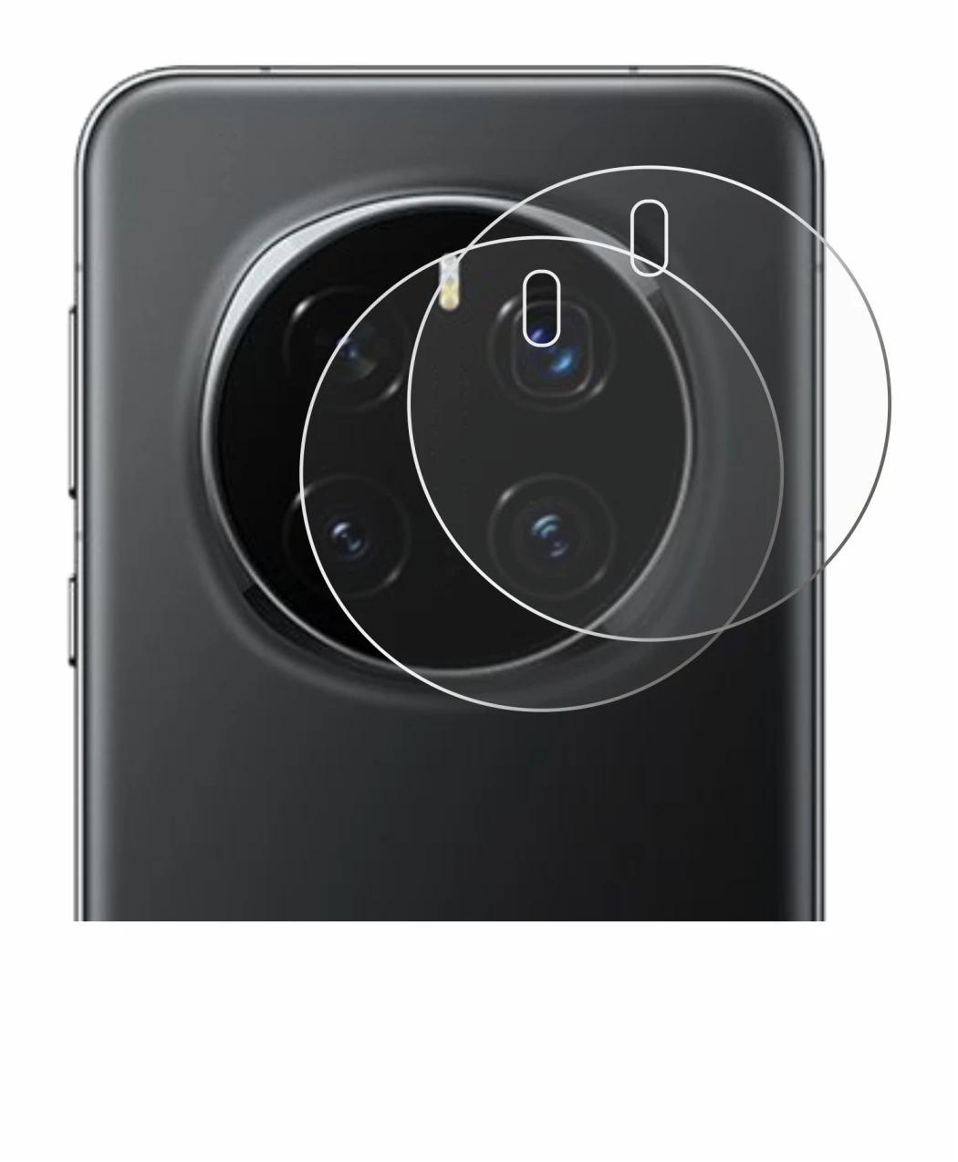 Immagine del dispositivo Honor Magic 7 Pro (SOLO Fotocamera) con un'ampia varietà di protezioni per lo schermo.