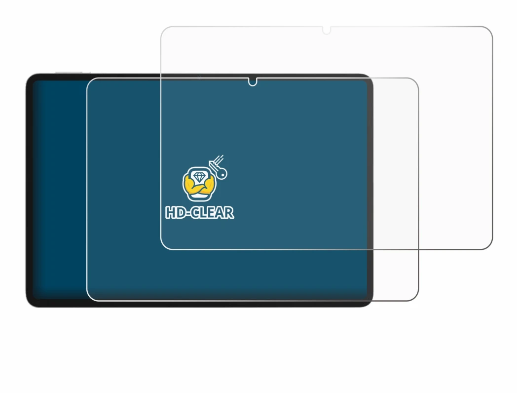 Immagine del dispositivo Honor Pad 10 con un'ampia varietà di protezioni per lo schermo.