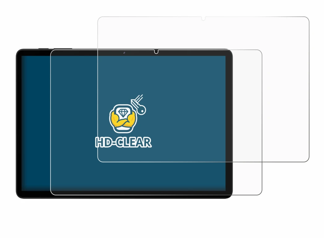 Immagine del dispositivo Doogee Tab G6 con un'ampia varietà di protezioni per lo schermo.