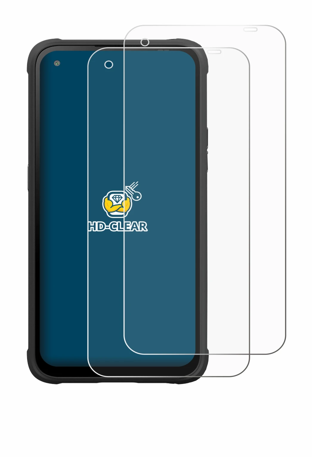 Immagine del dispositivo Hammer Blade V 5G con un'ampia varietà di protezioni per lo schermo.