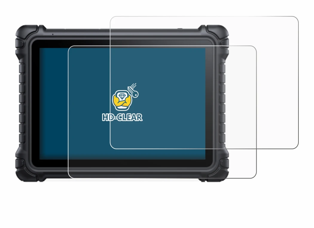 Immagine del dispositivo iCarsoft CR Eagle con un'ampia varietà di protezioni per lo schermo.