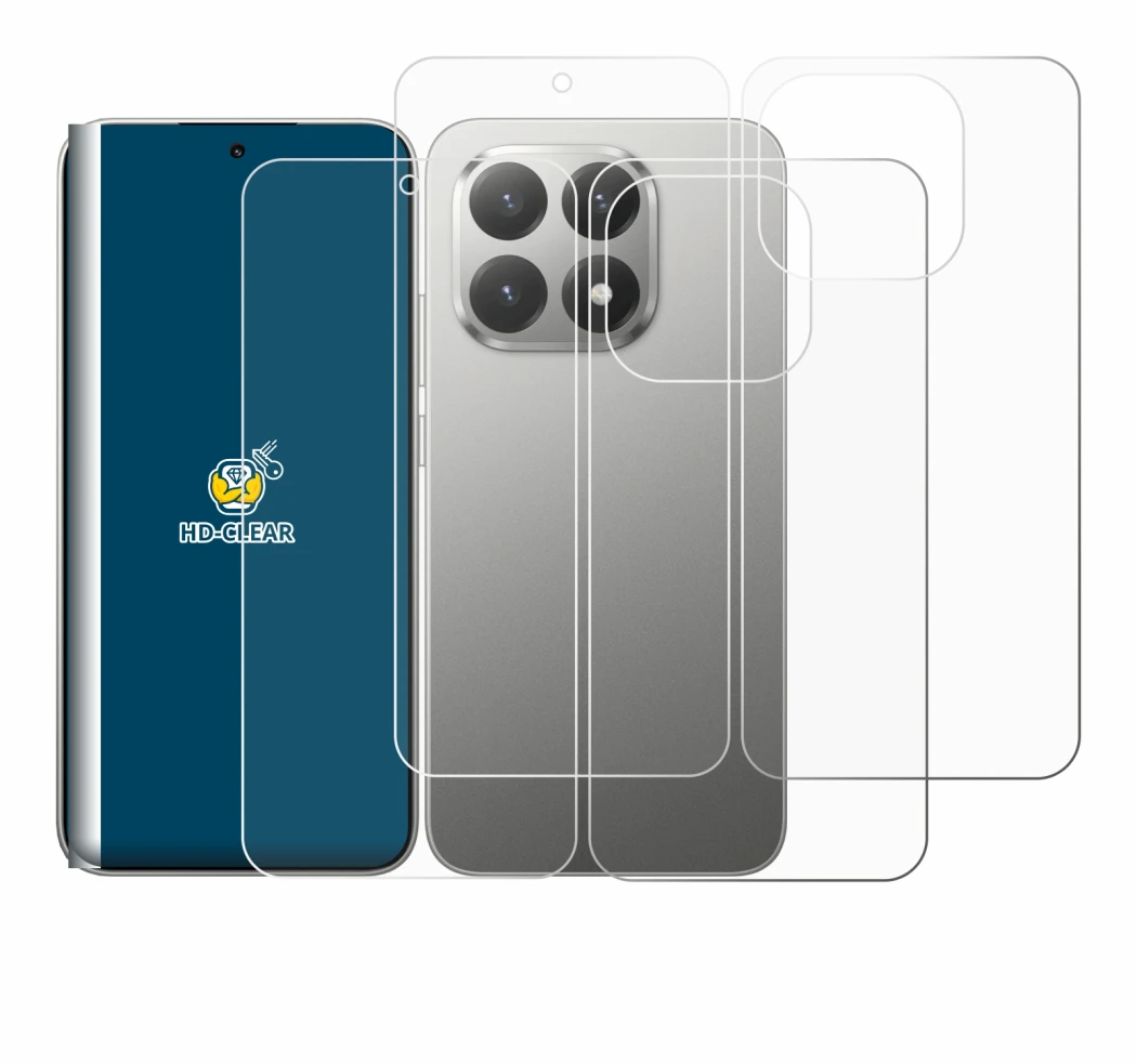 Immagine del dispositivo Xiaomi 15T (Fronte+Retro) con un'ampia varietà di protezioni per lo schermo.