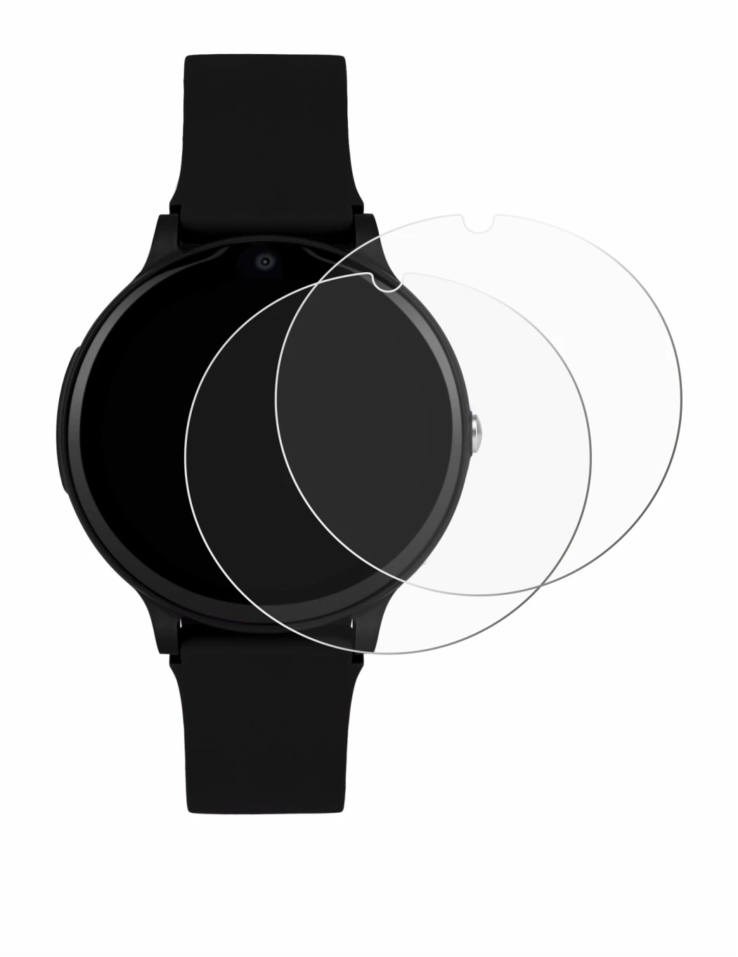 Immagine del dispositivo One2Track Connect One con un'ampia varietà di protezioni per lo schermo.