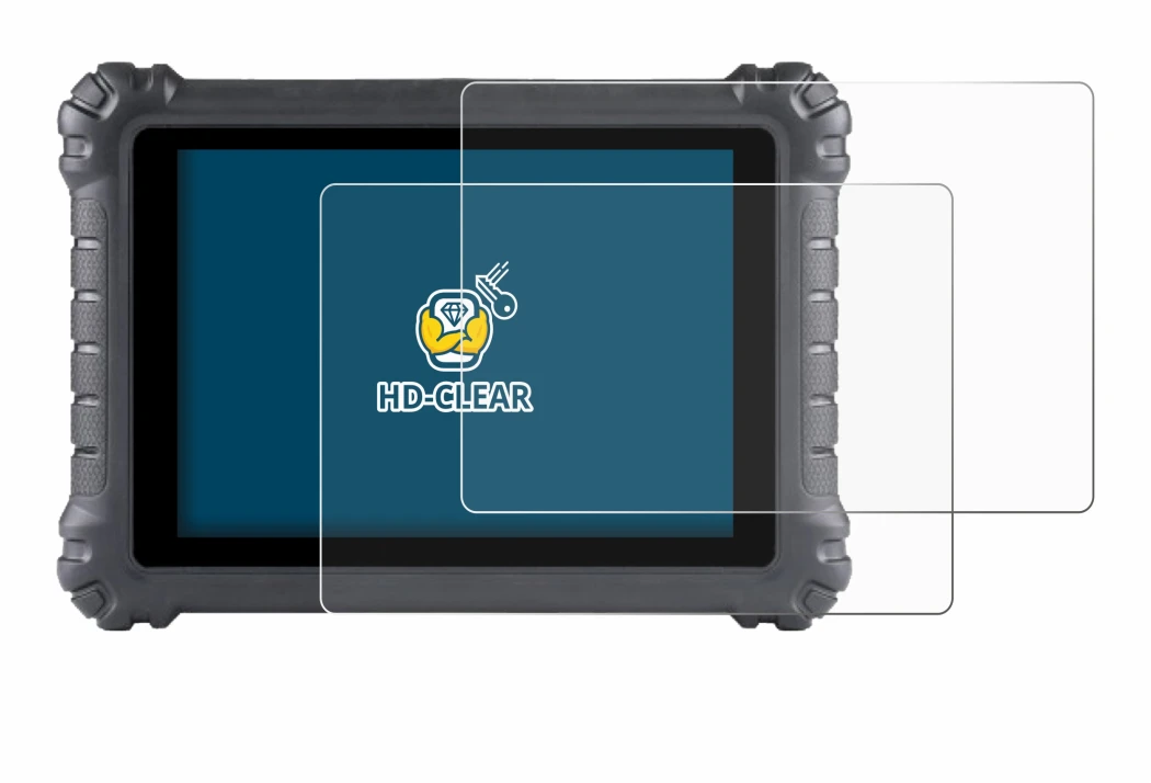 Immagine del dispositivo Autel MaxiSys MS906 Pro con un'ampia varietà di protezioni per lo schermo.