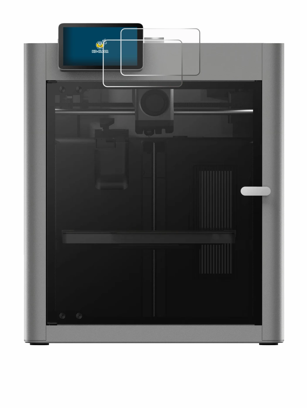 Immagine del dispositivo Bambu Lab P2S 3D Printer con un'ampia varietà di protezioni per lo schermo.
