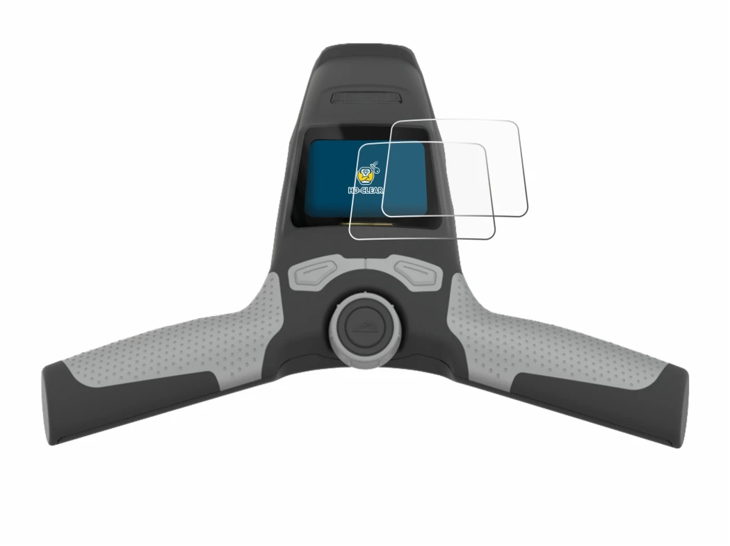 Immagine del dispositivo PowaKaddy FW5s con un'ampia varietà di protezioni per lo schermo.