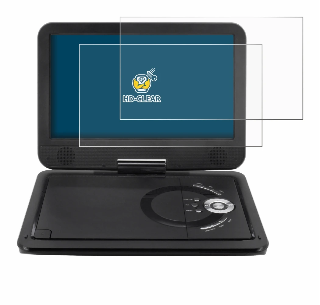 Immagine del dispositivo Soundmaster PDB1910SW DVD Player con un'ampia varietà di protezioni per lo schermo.