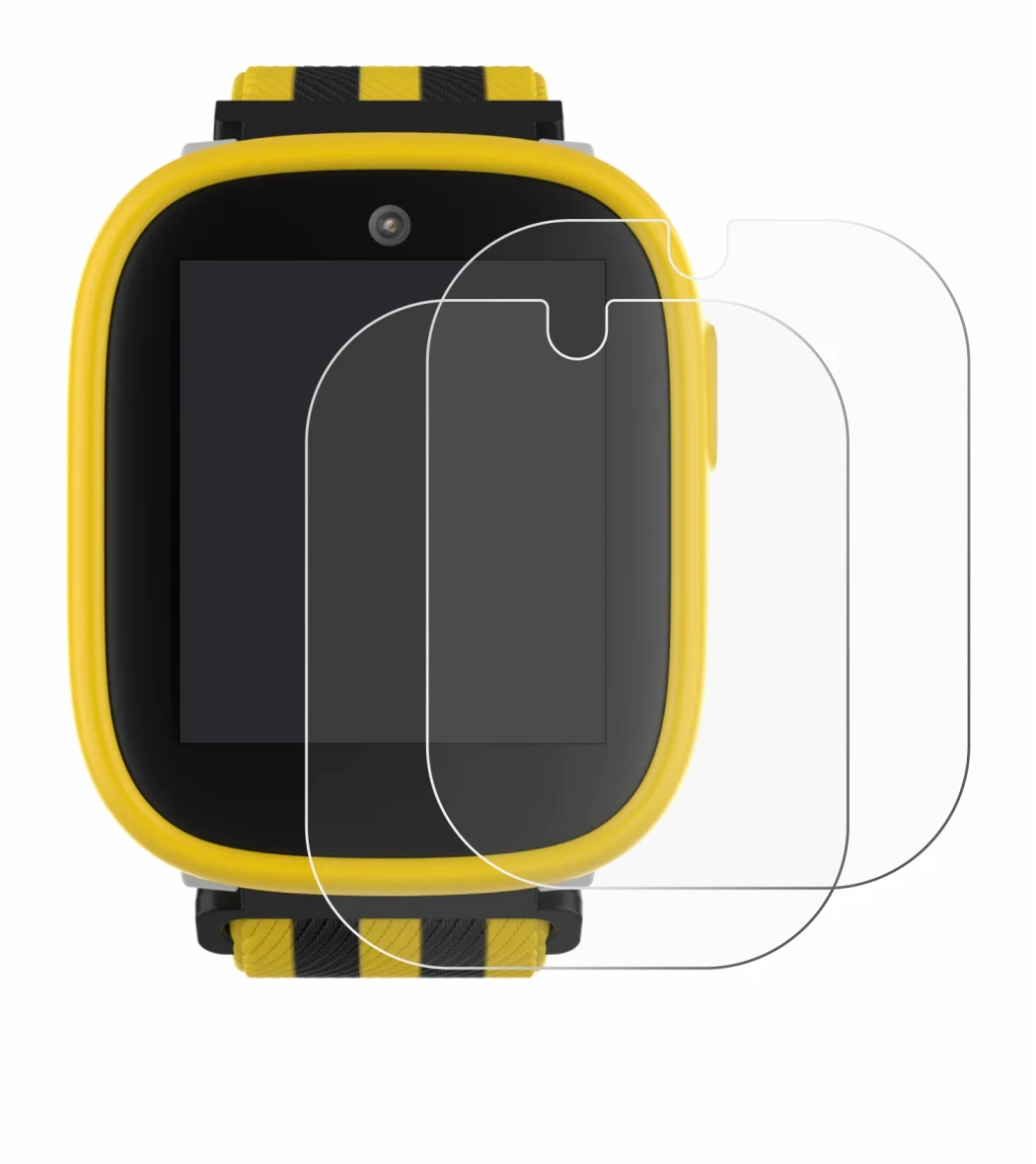 Immagine del dispositivo Xplora X6 Play BVB-Edition con un'ampia varietà di protezioni per lo schermo.