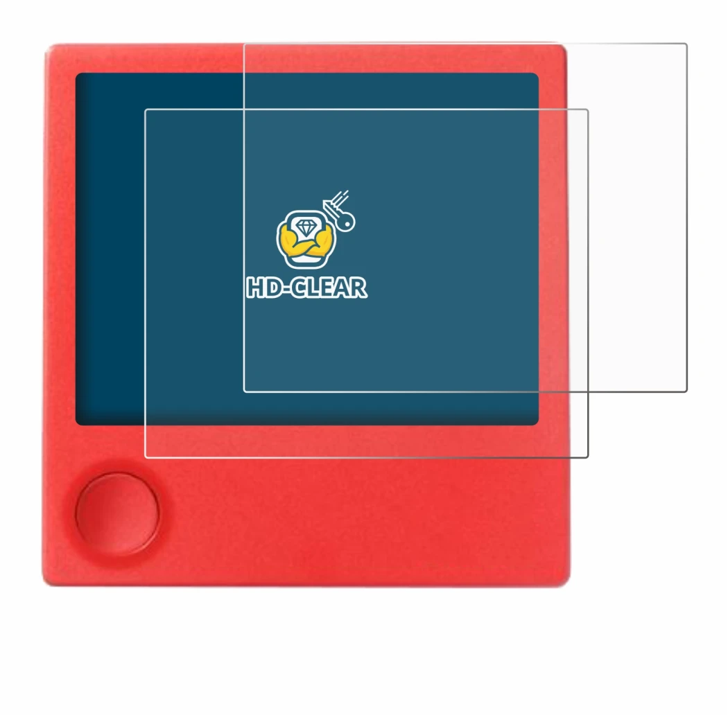 Immagine del dispositivo PicPak E-Ink Display con un'ampia varietà di protezioni per lo schermo.