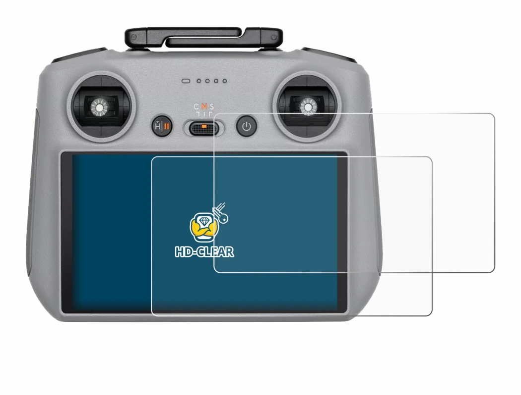 Immagine del dispositivo DJI RC 2 2025 con un'ampia varietà di protezioni per lo schermo.