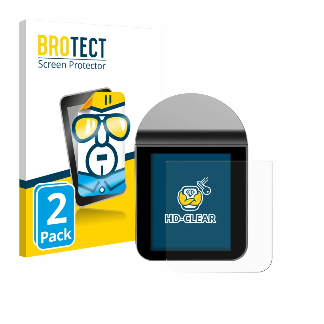 Parte frontale di una confezione del prodotto con il logo del marchio BROTECT. Accanto è raffigurato il dispositivo KitchenBos