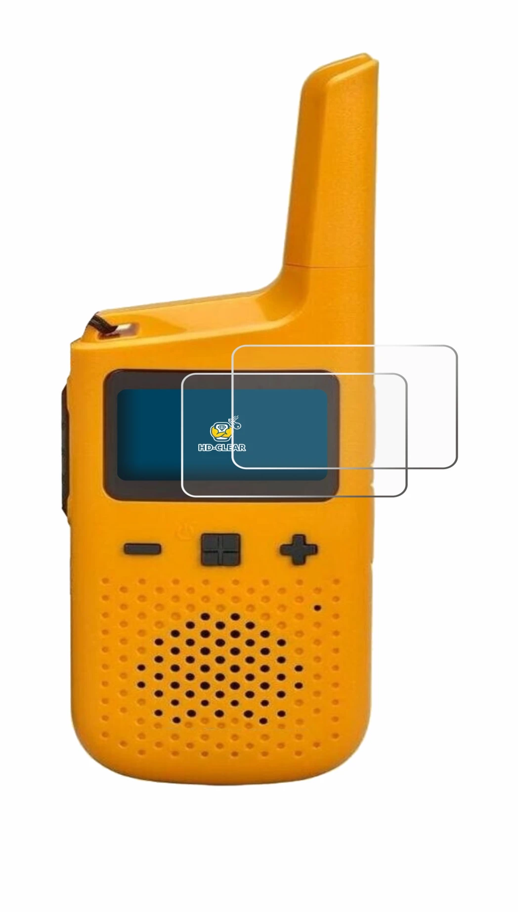 Immagine del dispositivo Motorola Talkabout T72 con un'ampia varietà di protezioni per lo schermo.