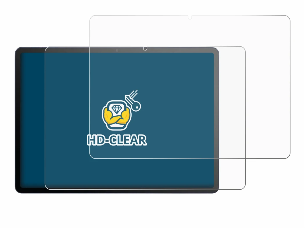 Immagine del dispositivo TCL Tab A1 Plus con un'ampia varietà di protezioni per lo schermo.