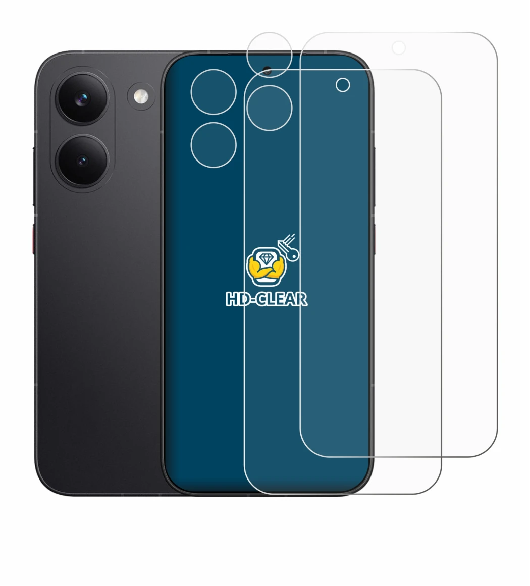 Immagine del dispositivo Xiaomi Poco X8 Pro (Fronte+Fotocamera) con un'ampia varietà di protezioni per lo schermo.