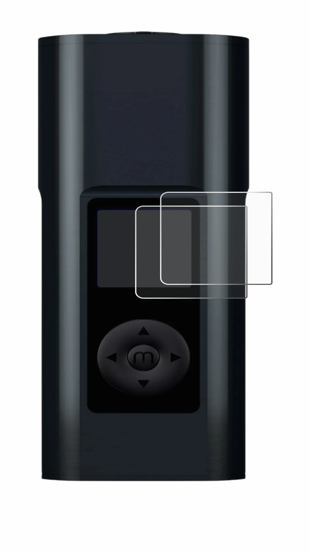Immagine del dispositivo Arizer Solo 3 V2 con un'ampia varietà di protezioni per lo schermo.