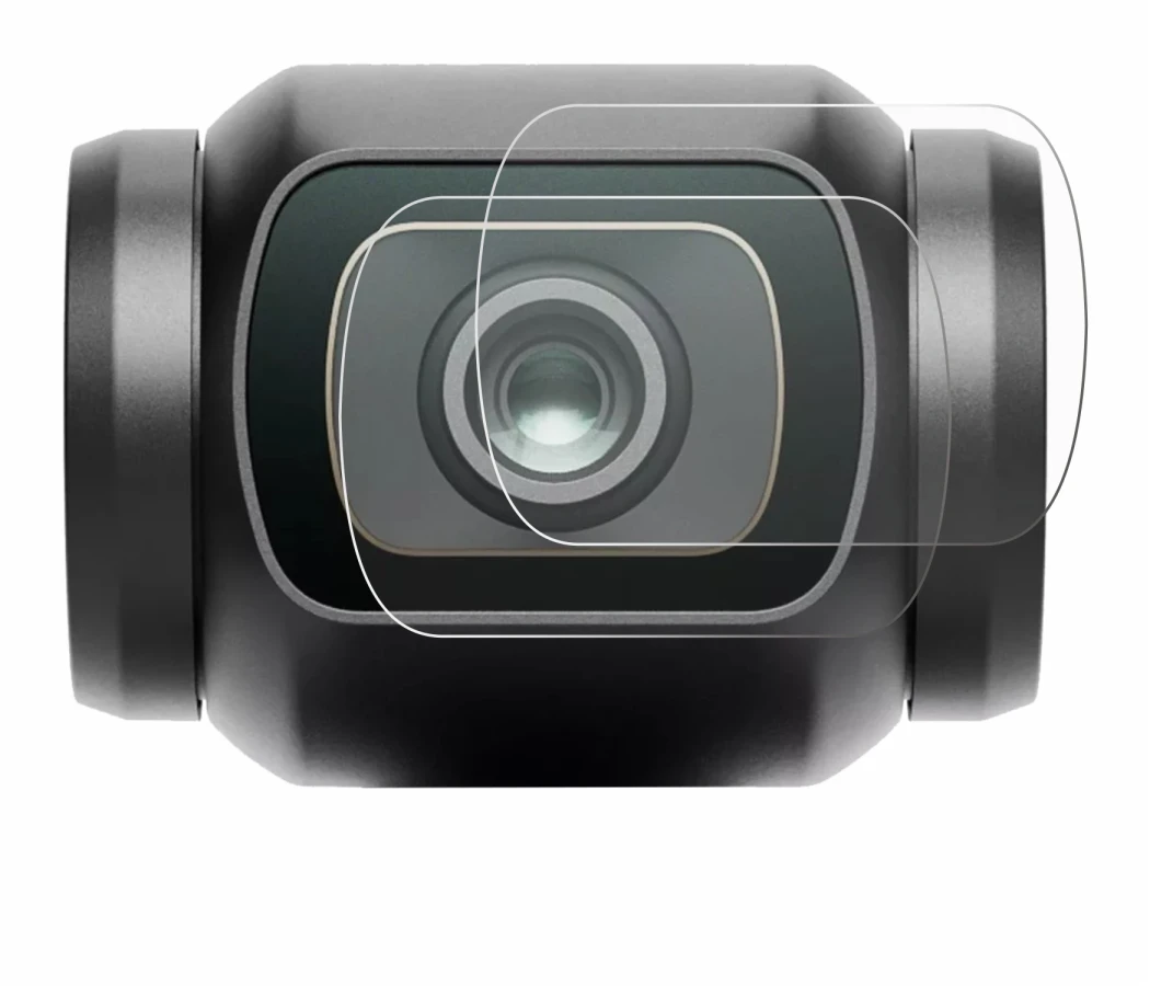 Immagine del dispositivo DJI Osmo Pocket 4 (Lente) con un'ampia varietà di protezioni per lo schermo.