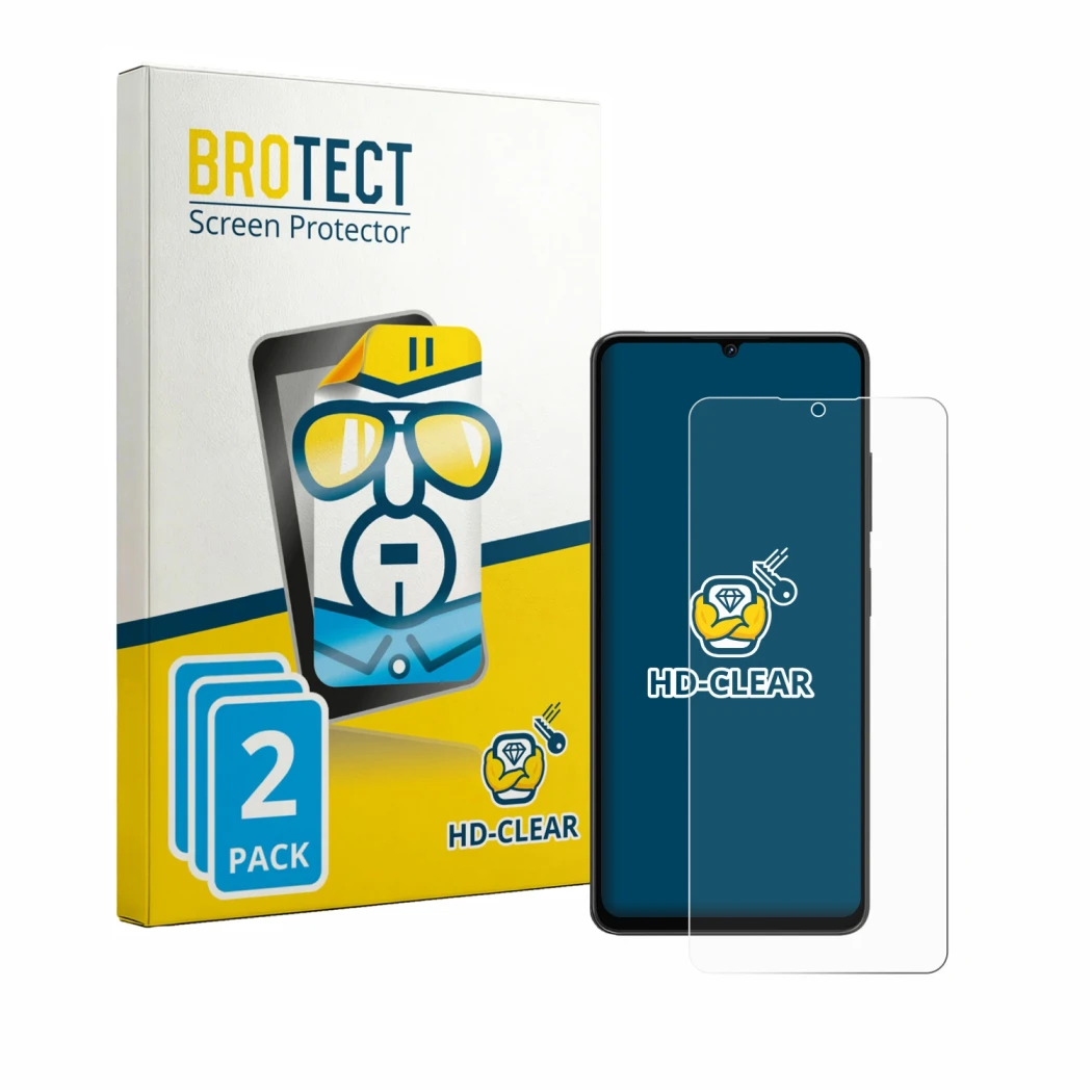Parte frontale di una confezione del prodotto con il logo del marchio BROTECT. Accanto è raffigurato il dispositivo Lava Shark