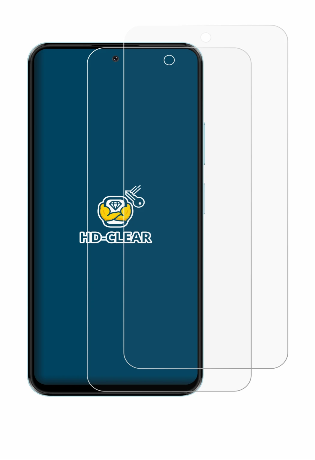 Immagine del dispositivo HMD Luma con un'ampia varietà di protezioni per lo schermo.