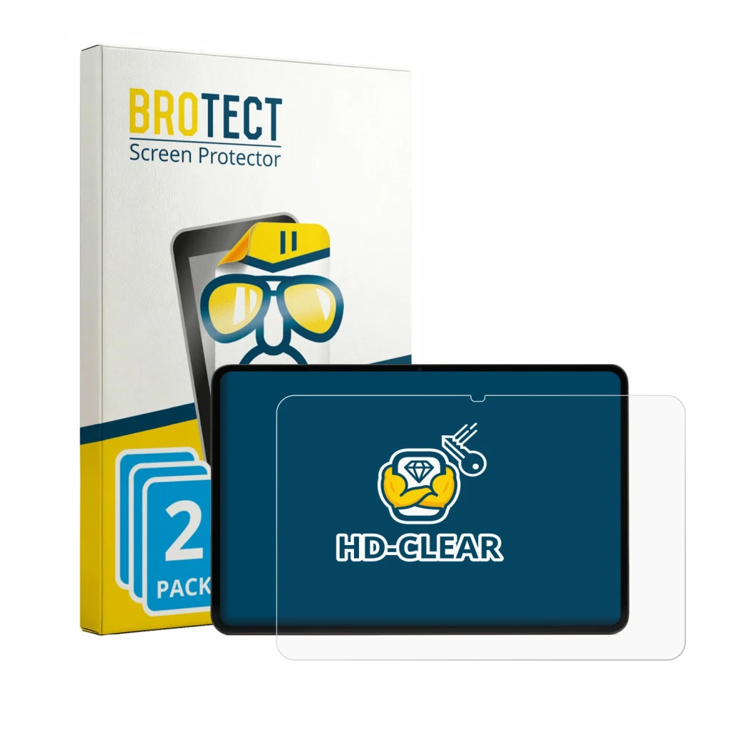 Parte frontale di una confezione del prodotto con il logo del marchio BROTECT. Accanto è raffigurato il dispositivo RedMagic G