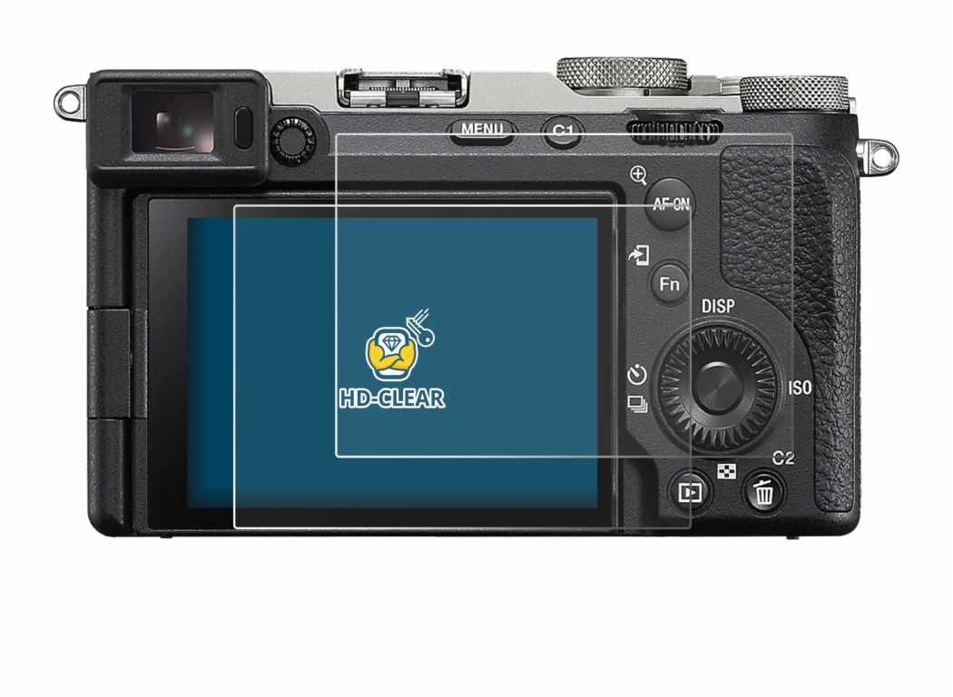Immagine del dispositivo Sony A7C II con un'ampia varietà di protezioni per lo schermo.