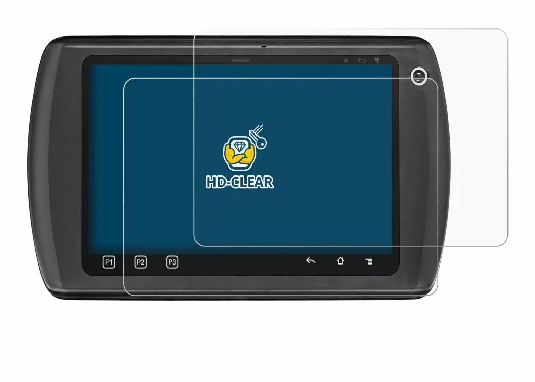 Immagine del dispositivo Zebra ET1 con un'ampia varietà di protezioni per lo schermo.