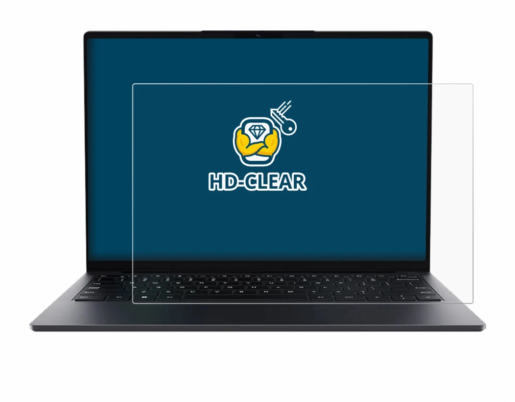 Immagine del dispositivo Chuwi UniBook con un'ampia varietà di protezioni per lo schermo.