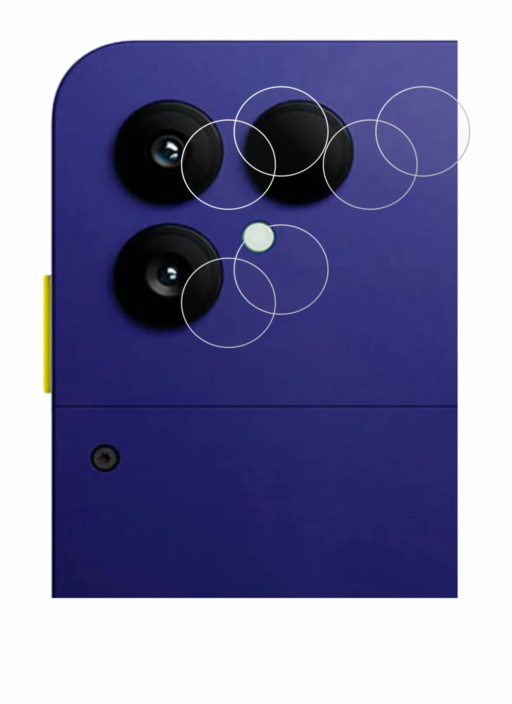 Immagine del dispositivo Fairphone 6 Plus (SOLO Camera) con un'ampia varietà di protezioni per lo schermo.