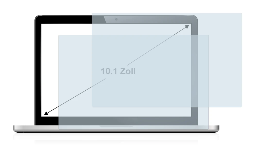 Immagine del dispositivo con un'ampia varietà di protezioni per lo schermo.