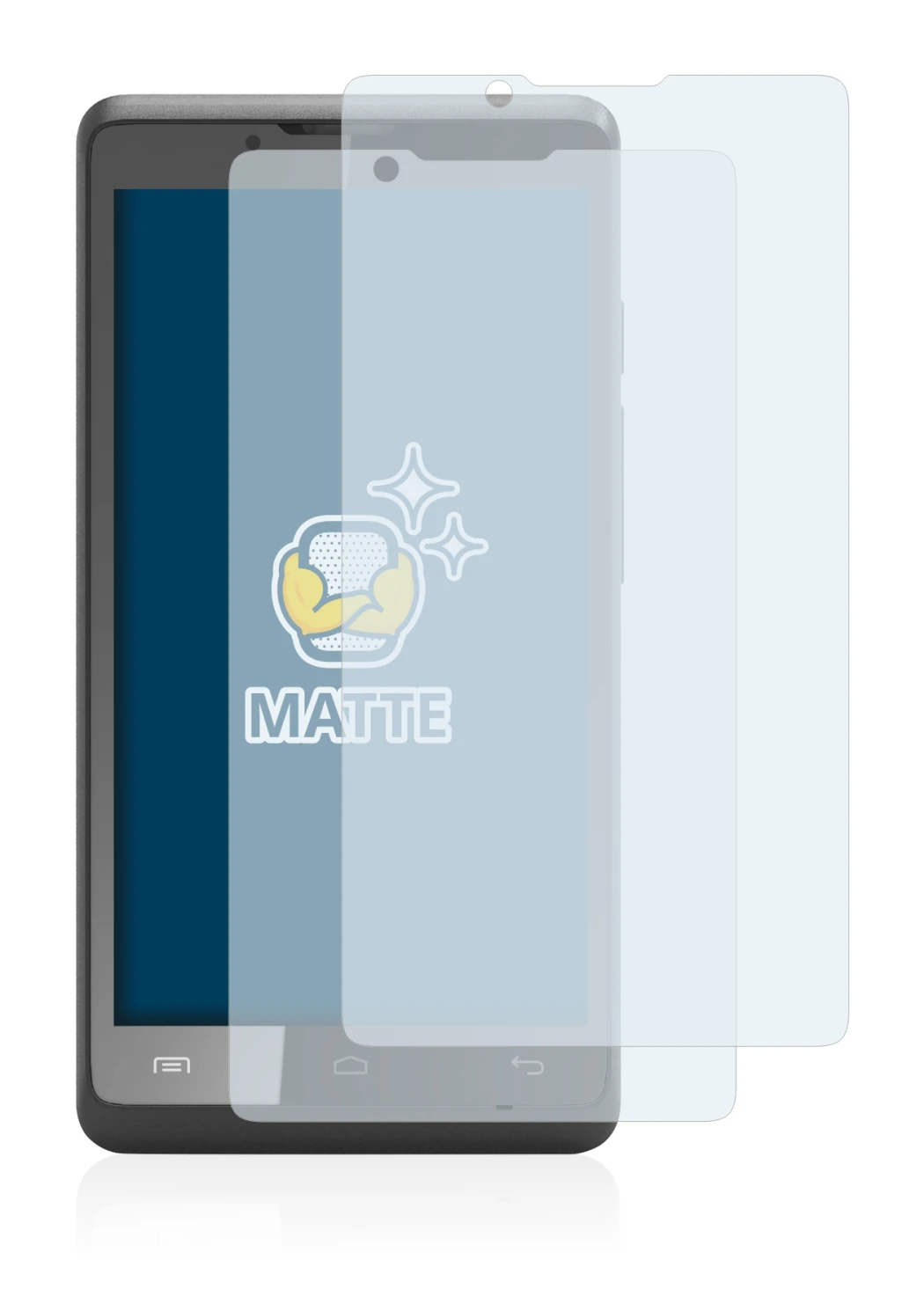 Immagine del dispositivo Archos 40c Titanium con un'ampia varietà di protezioni per lo schermo.