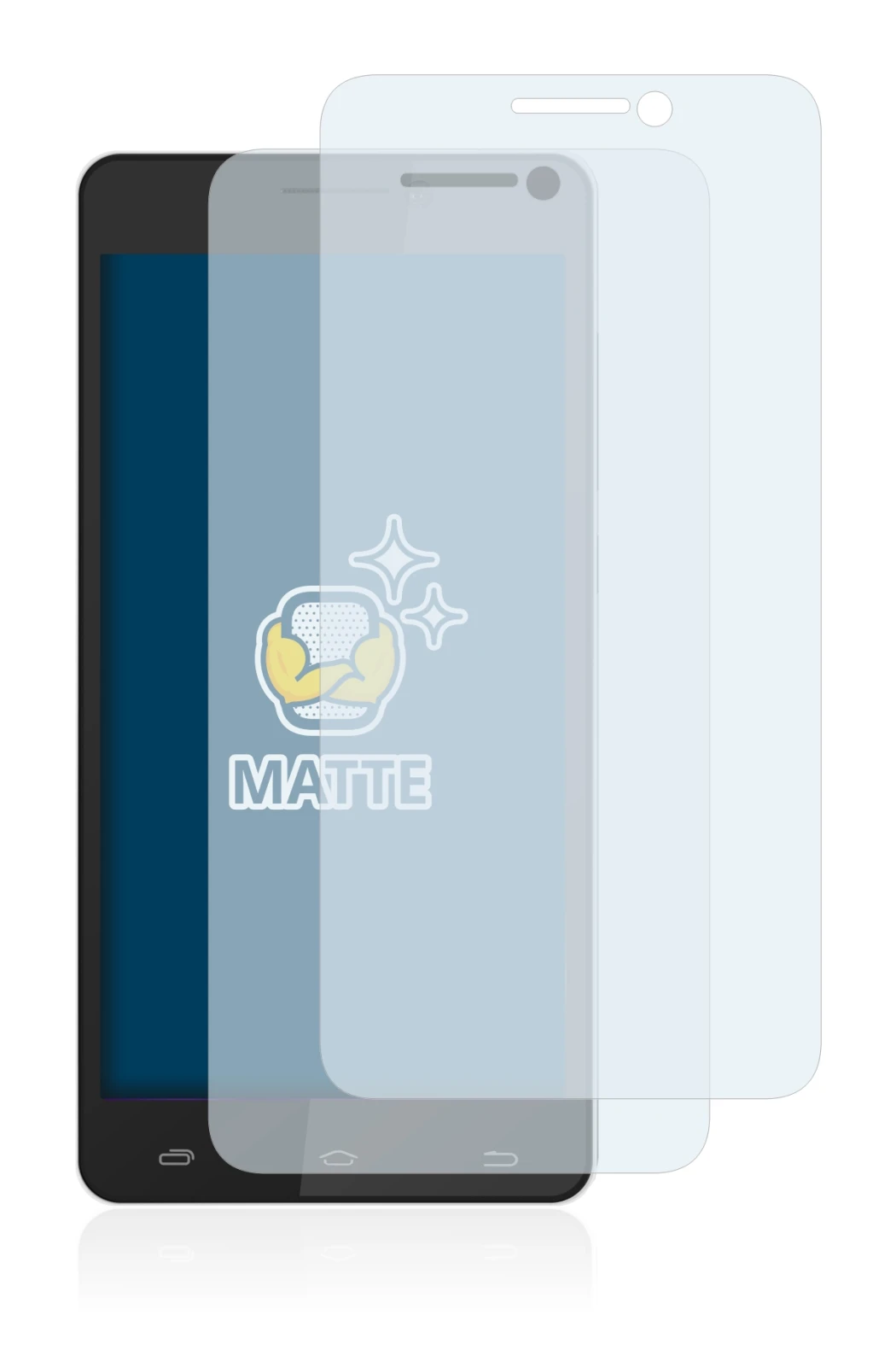 Immagine del dispositivo Gigabyte GSmart Mika M2 con un'ampia varietà di protezioni per lo schermo.