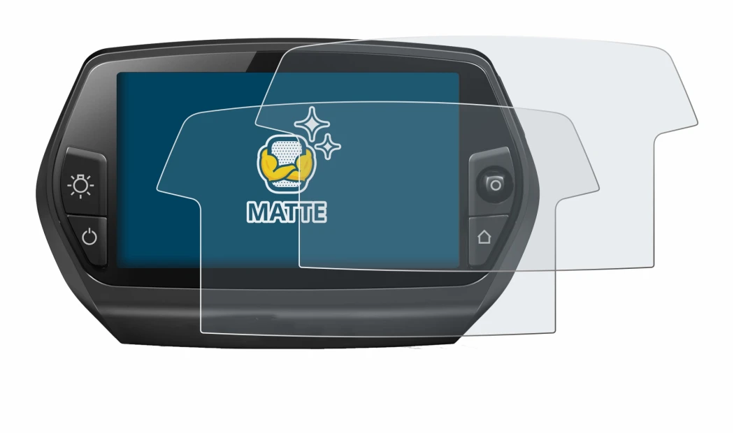 Immagine del dispositivo Bosch Nyon 2014 con un'ampia varietà di protezioni per lo schermo.