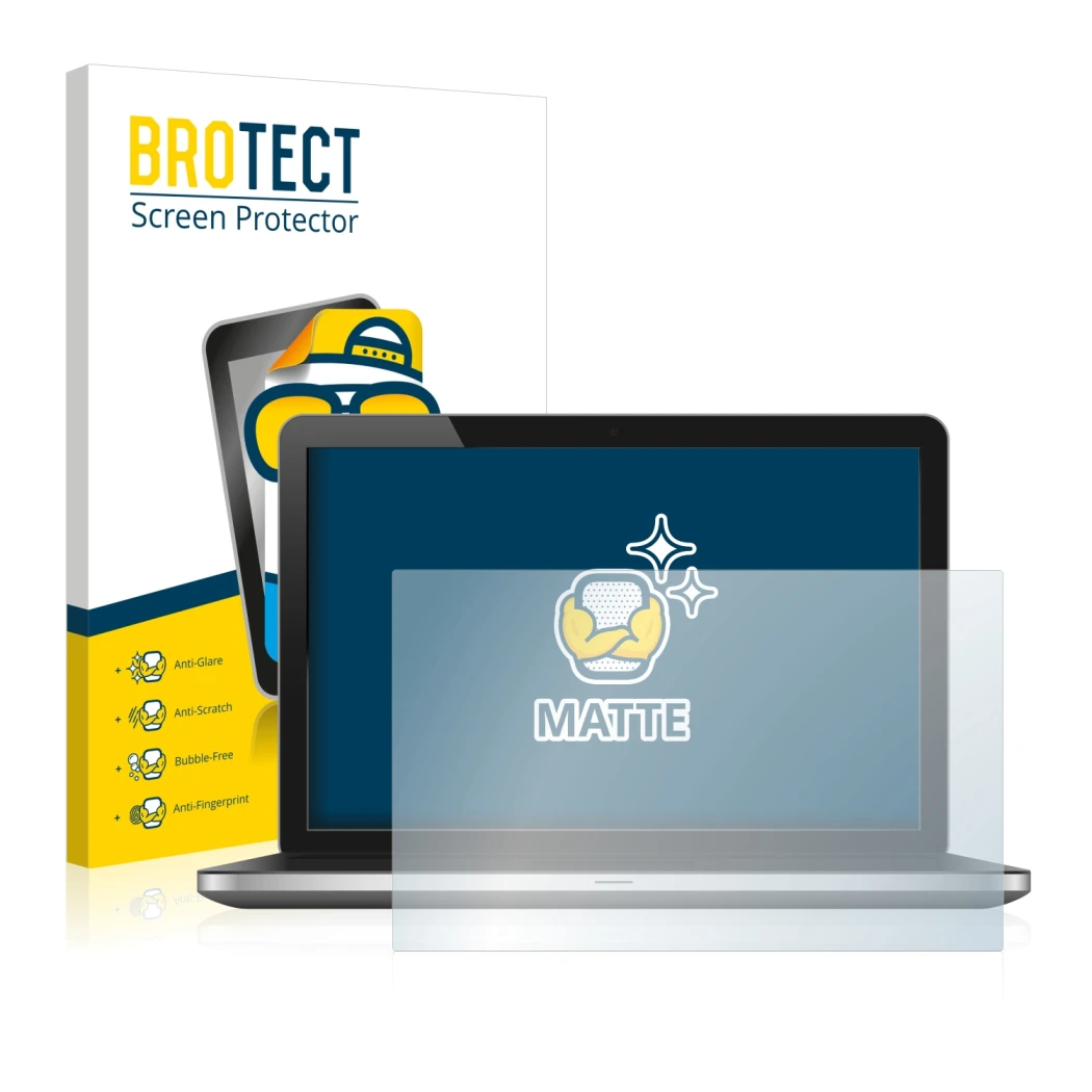 Parte frontale di una confezione del prodotto con il logo del marchio BROTECT. Accanto è raffigurato il dispositivo con la rel