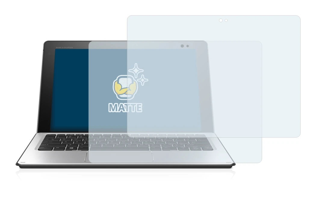 Immagine del dispositivo HP Elite x2 1012 G1 con un'ampia varietà di protezioni per lo schermo.