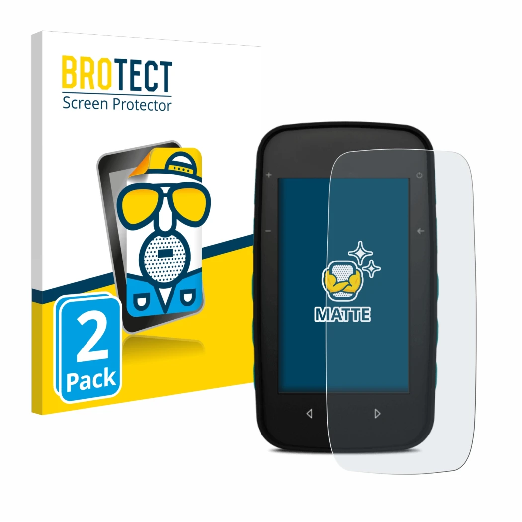 Parte frontale di una confezione del prodotto con il logo del marchio BROTECT. Accanto è raffigurato il dispositivo CompeGPS T