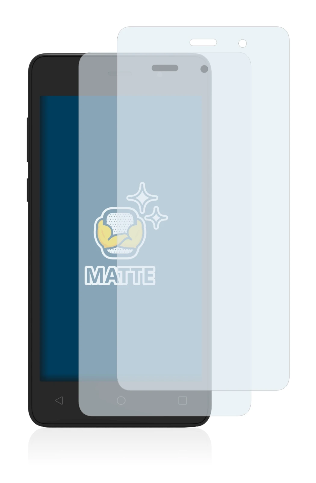 Immagine del dispositivo Archos 45d Platinum con un'ampia varietà di protezioni per lo schermo.