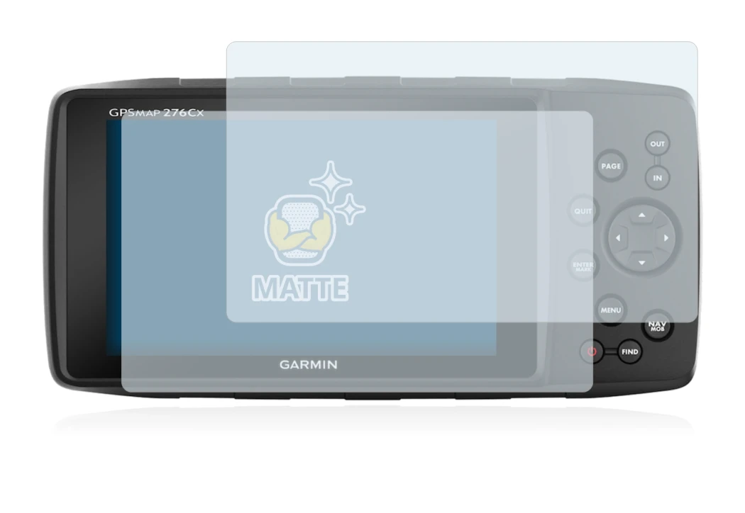Immagine del dispositivo Garmin 276Cx con un'ampia varietà di protezioni per lo schermo.