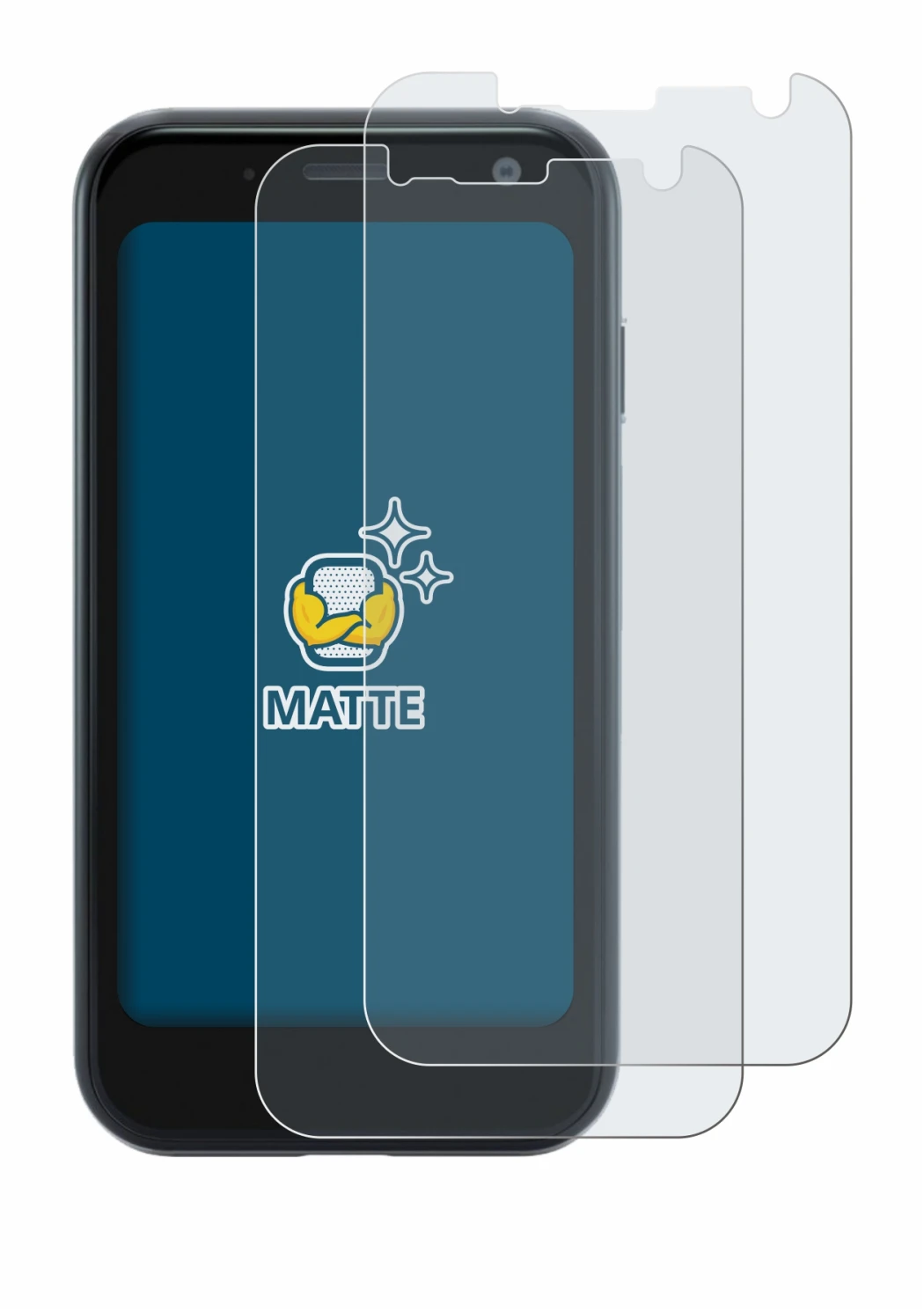 Immagine del dispositivo Palm Mini Smartphone con un'ampia varietà di protezioni per lo schermo.
