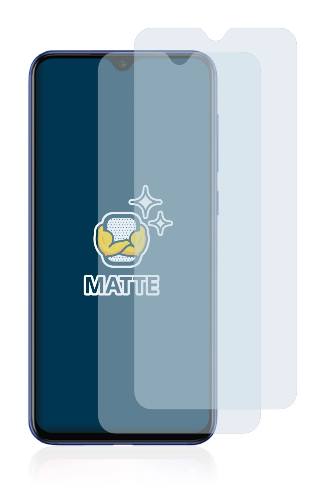 Immagine del dispositivo Xiaomi Mi 9 SE con un'ampia varietà di protezioni per lo schermo.