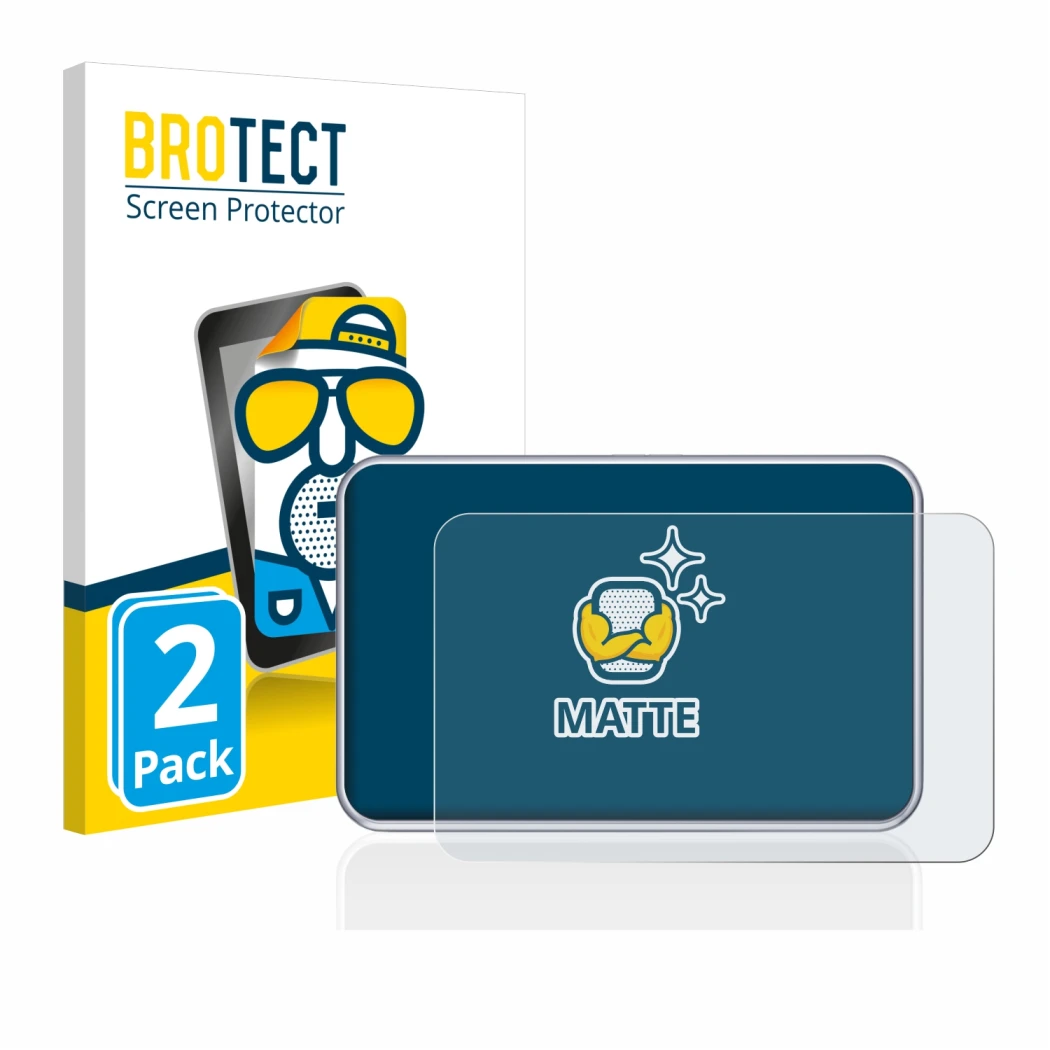 Parte frontale di una confezione del prodotto con il logo del marchio BROTECT. Accanto è raffigurato il dispositivo Tandem dia