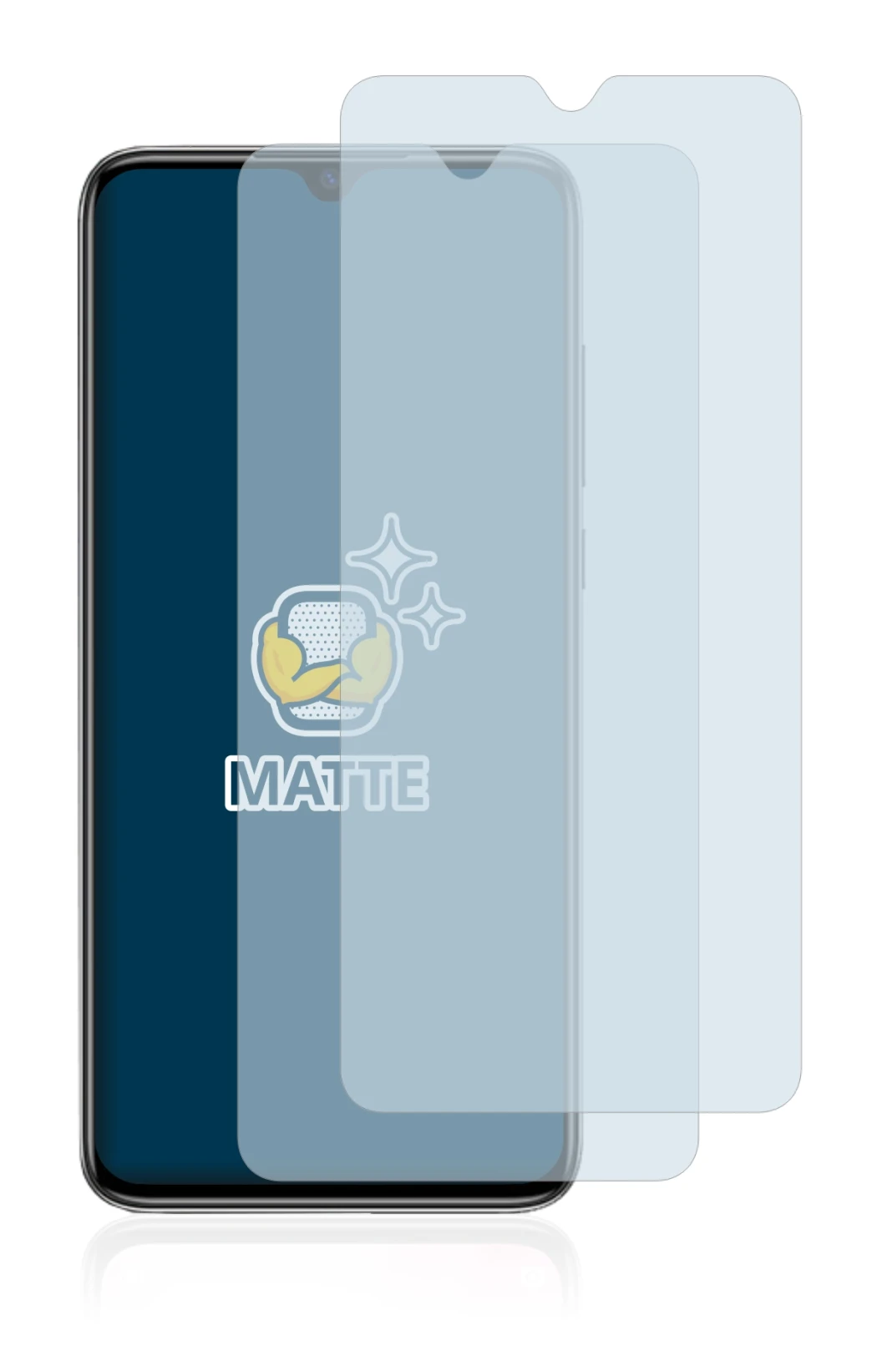 Immagine del dispositivo Xiaomi Mi 9 Lite con un'ampia varietà di protezioni per lo schermo.