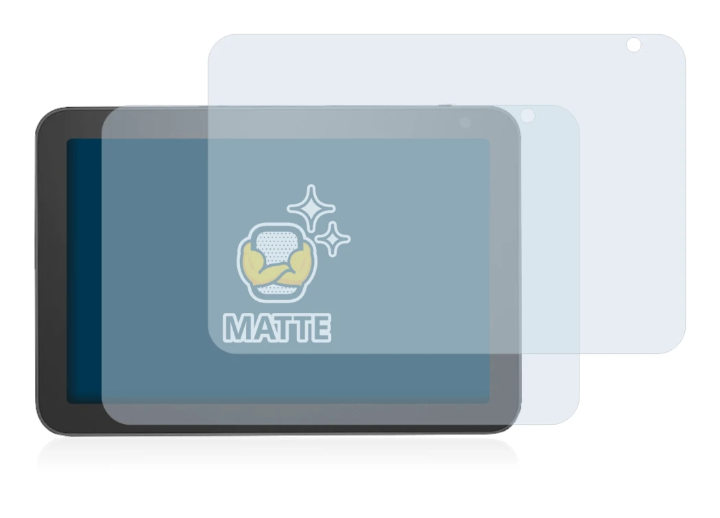 Immagine del dispositivo Amazon Echo Show 8 (1a Gen.) con un'ampia varietà di protezioni per lo schermo.