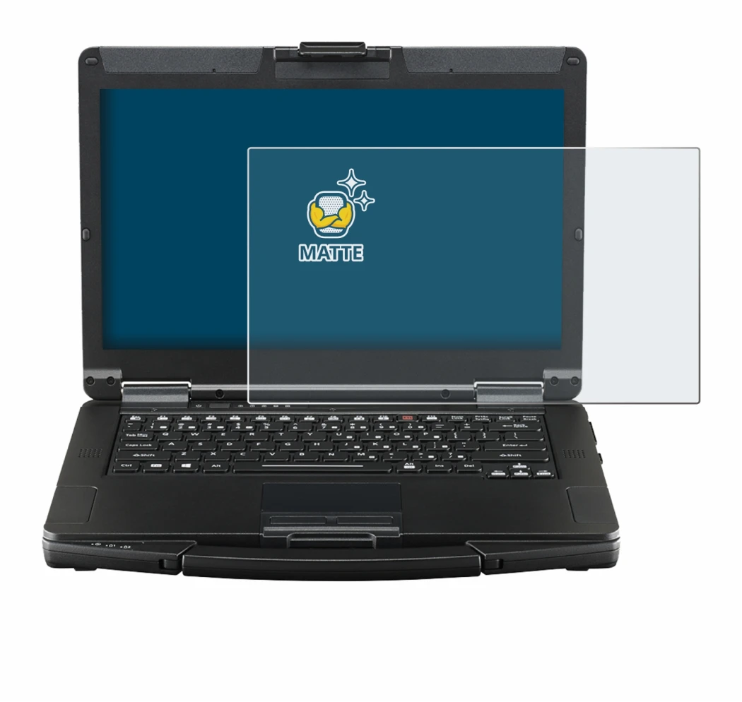 Immagine del dispositivo Panasonic Toughbook FZ-55 Touch con un'ampia varietà di protezioni per lo schermo.