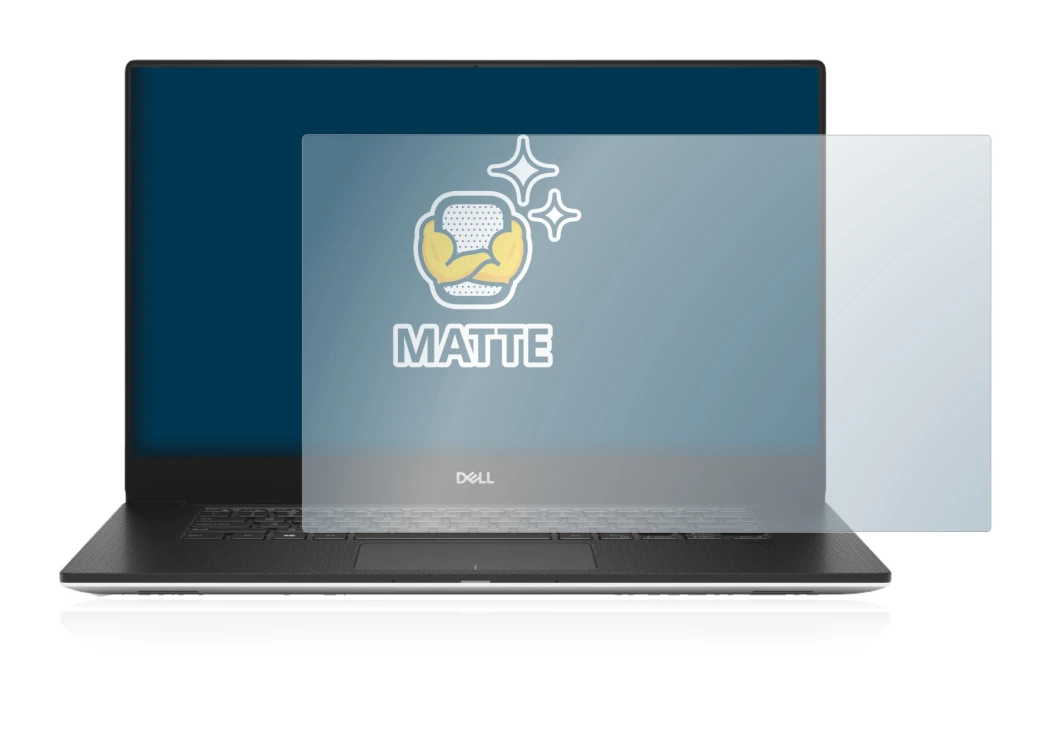 Immagine del dispositivo Dell Precision 5540 con un'ampia varietà di protezioni per lo schermo.