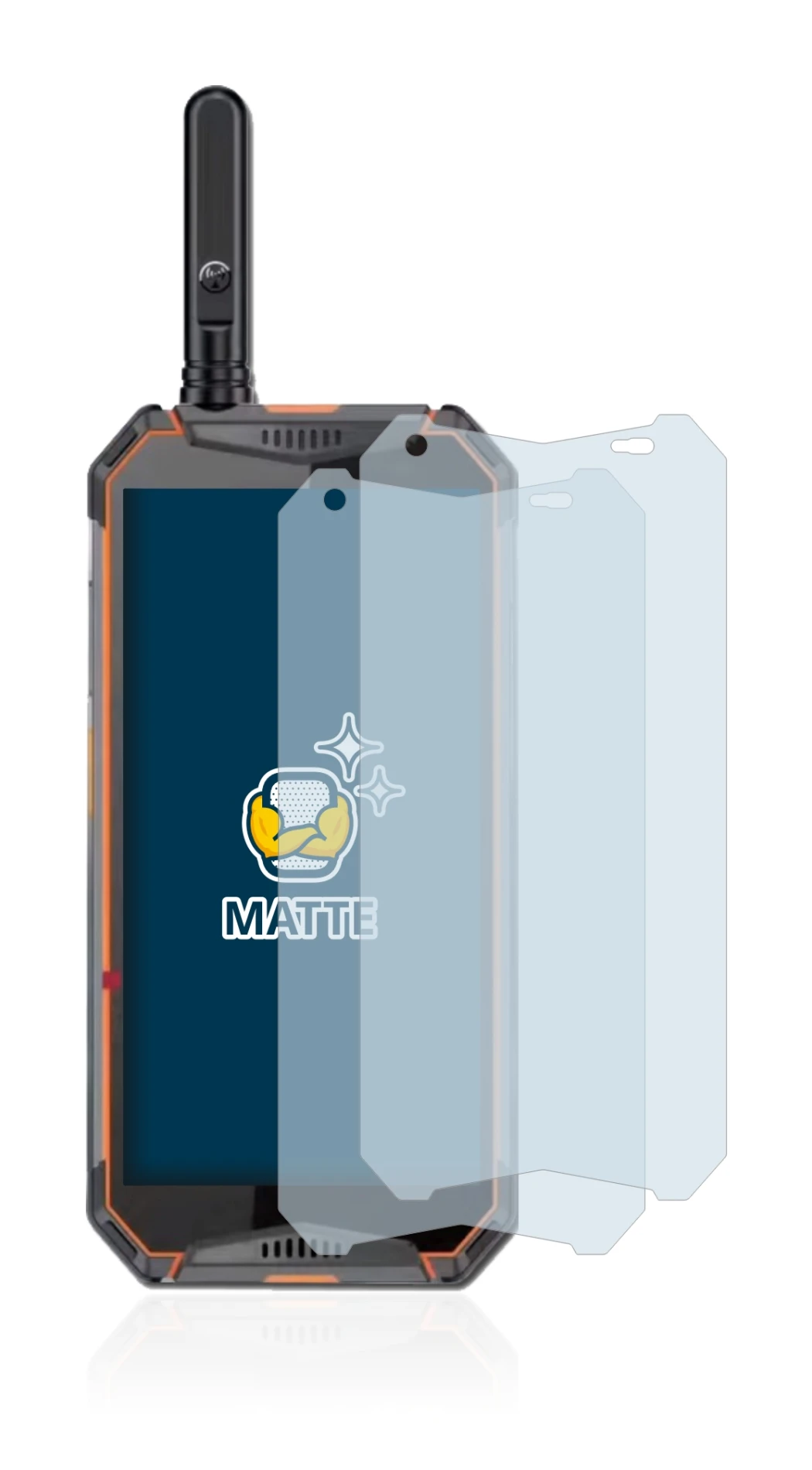 Immagine del dispositivo Ulefone Armor 3w con un'ampia varietà di protezioni per lo schermo.
