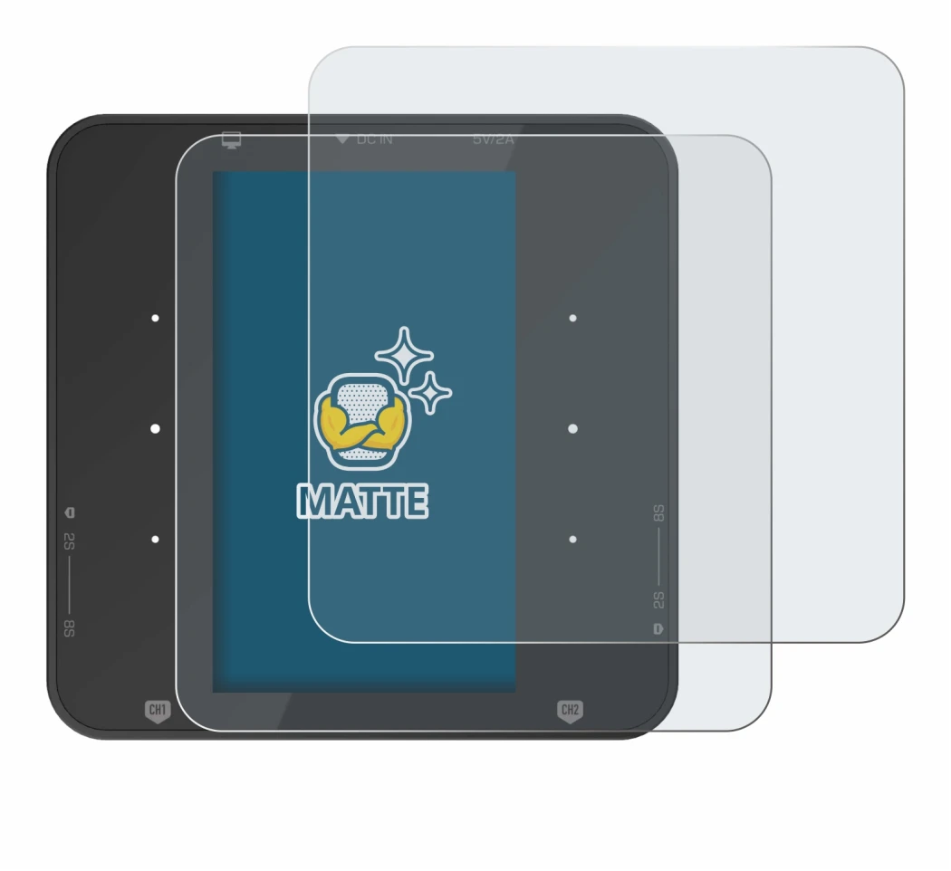 Immagine del dispositivo ISDT P30 con un'ampia varietà di protezioni per lo schermo.