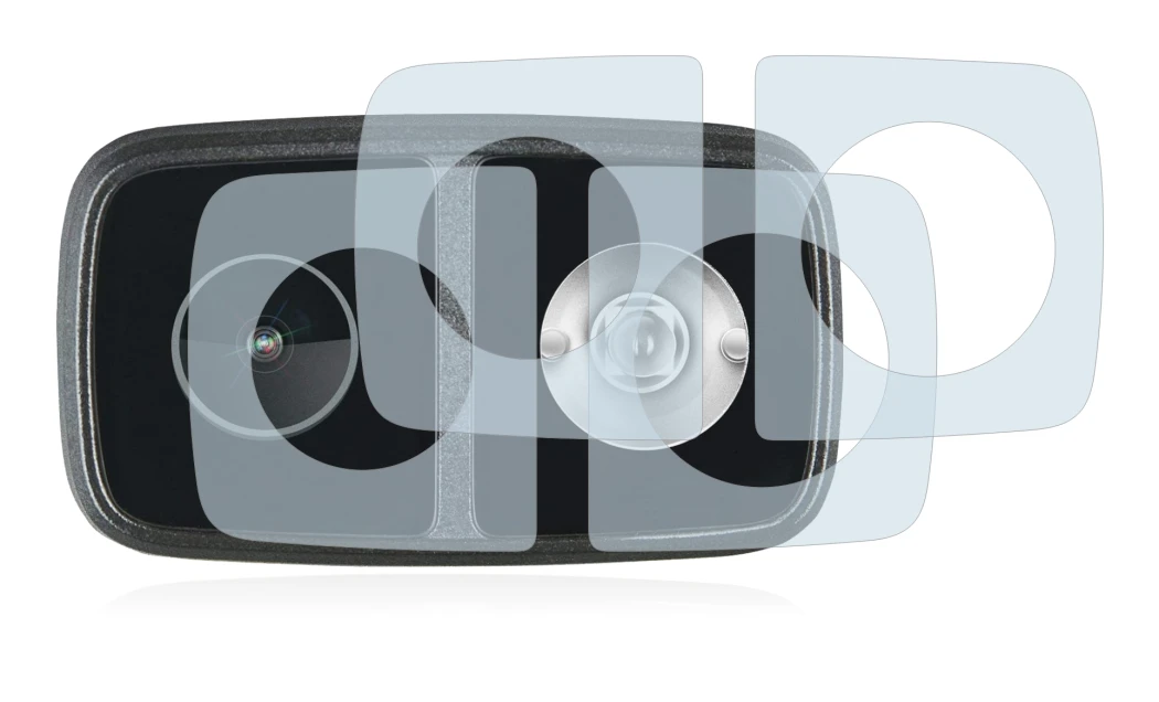 Immagine del dispositivo Cycliq Fly12 CE con un'ampia varietà di protezioni per lo schermo.