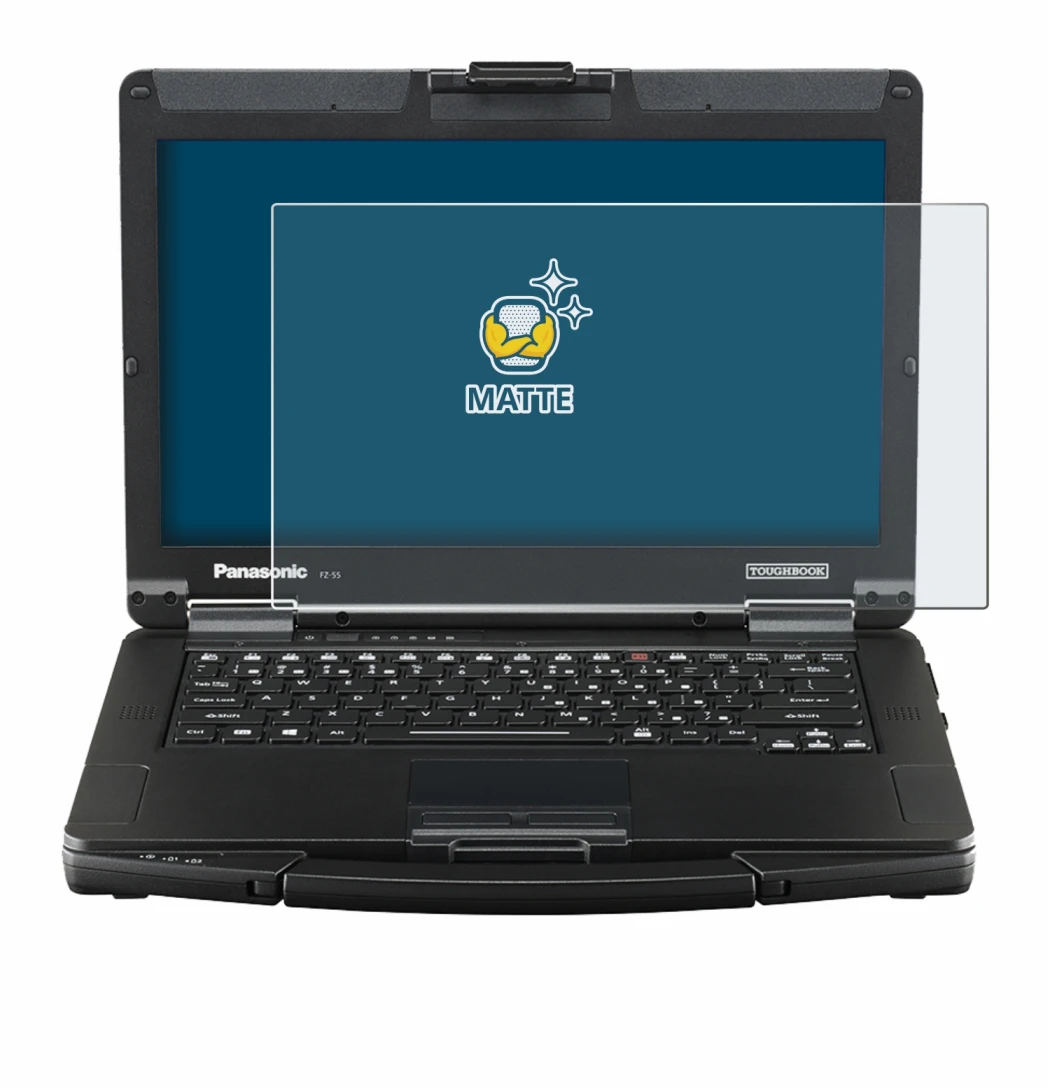 Immagine del dispositivo Panasonic Toughbook FZ-55 Full HD con un'ampia varietà di protezioni per lo schermo.