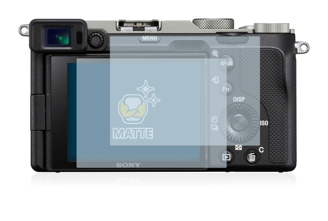 Immagine del dispositivo Sony Alpha 7C con un'ampia varietà di protezioni per lo schermo.